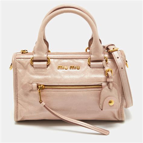 Miu Miu Bauletto Vitello Shine Bag Review .